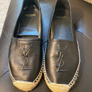 COPY - Leather Yves Saint Laurent espadrilles